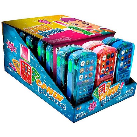 Doce Candy Phone+pirulito Sabor (s) Dp.c/20