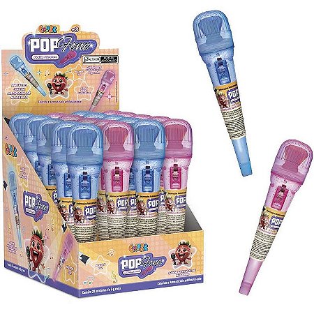 Doce Pop Fone Pirulito+microf C/luz Dp.c/20