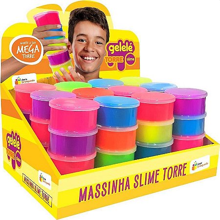 Slime Gelele Torre Tradicional 196g - Display Com 12