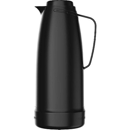 Garrafa Térmica Rosca Bule Dama Preta 1l