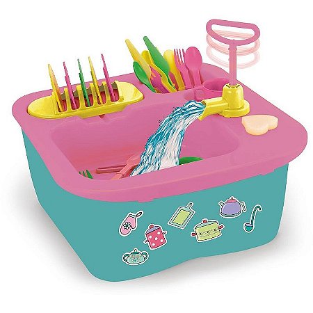 Brincando De Casinha Acqua Brink Pia Divertida