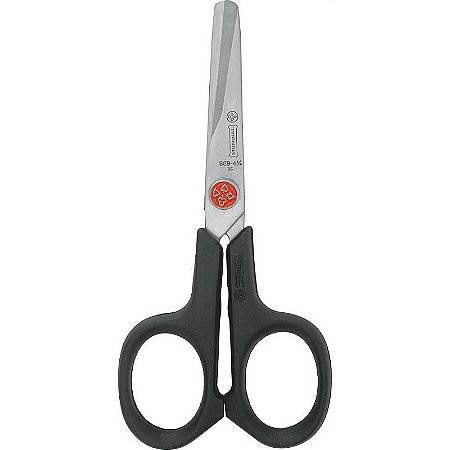 Tesoura Escolar Para Canhoto Ponto Vermelho