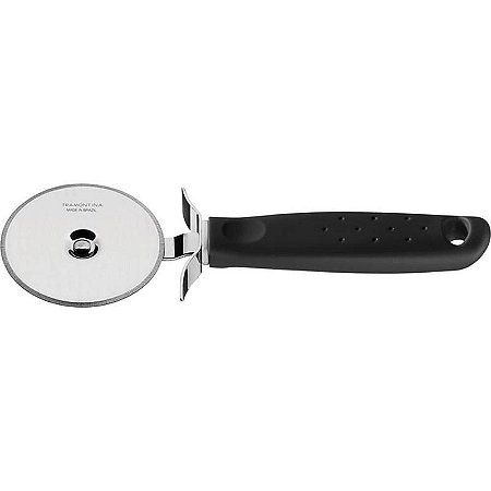 Cortador De Pizza Inox Com Cabo Preto