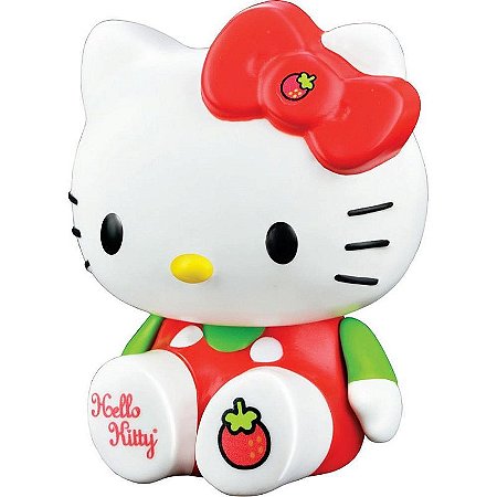 Boneco E Personagem Hello Kitty Frutinha Morango Em Vinil Com Cheirinho