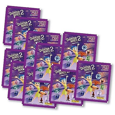 Figurinhas Divertidamente Movie 2 Com 5 Pacotes - Caixa Com 20 Pacotes