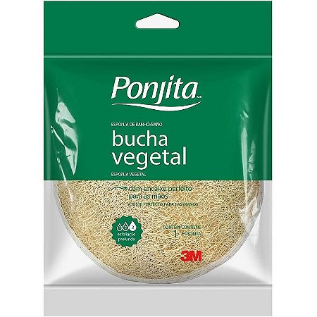 Esponja Para Banho Ponjita Vegetal 3m Naturals