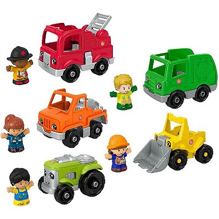 Fisher-price Entretenimento Little People Veículos Pequenos Com Personagem
