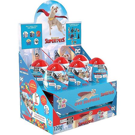 Doce Ovo Surpresa Superpets Dp.c/12