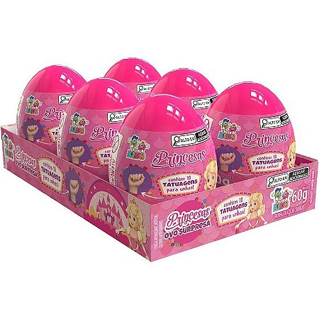 Doce Ovo Surpresa Princesas Dp.c/06