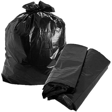 Saco Para Lixo 200l Preto 90x105cm Extra