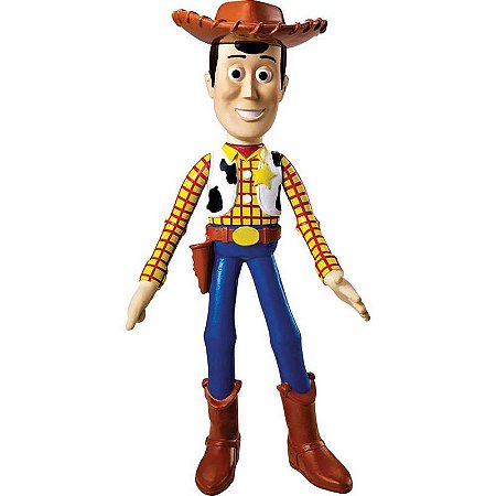 Boneco Toy Story Woody Em Vinil Atóxico - 19cm