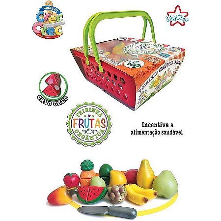 Brincando De Casinha Crec Crec Feirinha Orgânica Frutas