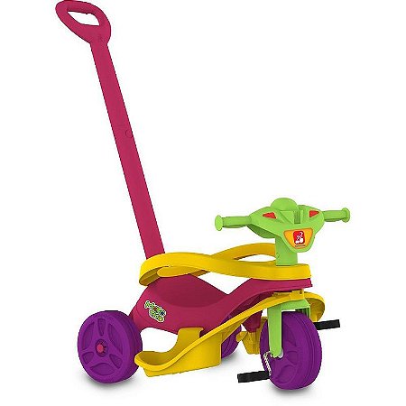 Triciclo Mototico Passeio/pedal Rosa 1