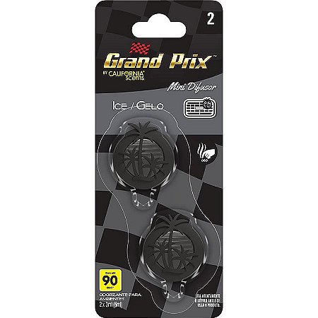 Odorizador Para Carro Mini Difusor Ice 6ml Bl.c/02
