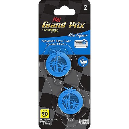 Odorizador Para Carro Mini Difusor Carro Novo 6ml Bl.c/02