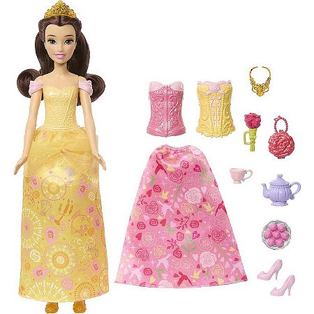 Boneca Disney Princesa Bela C/acessórios