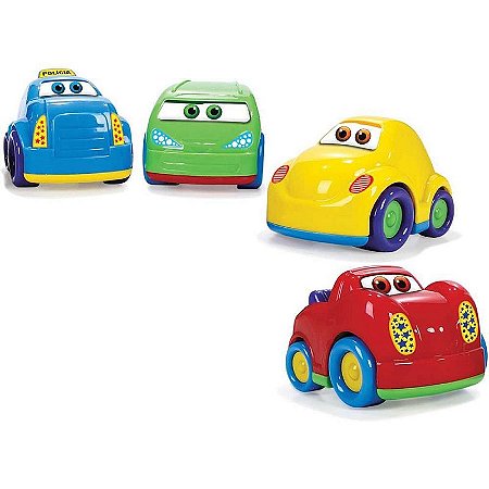 Brinquedo Para Bebê Baby Cars Big Star - Conjunto Com 16 Carrinhos