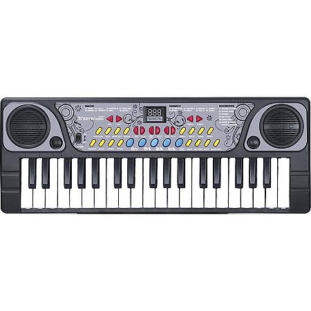 Teclado Infantil Com Microfone - 37 Teclas