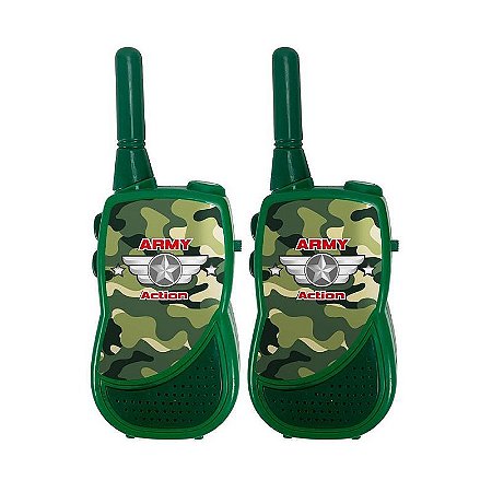 Walkie Talkie Army Action Com Lanterna