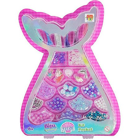 Brinquedo Para Menina Kit Sereia Pocket Biju Collect