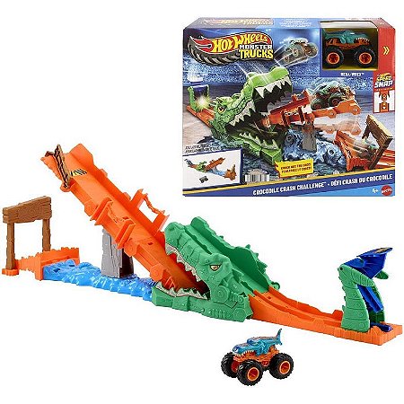 Hot Wheels Monster Trucks Desafio Do Crocodilo