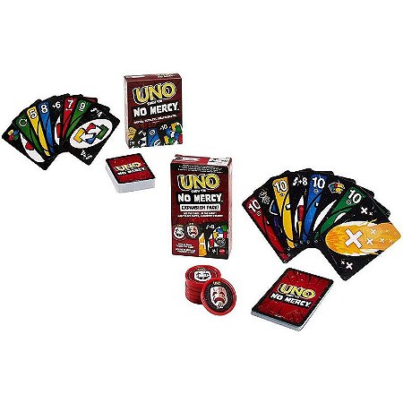 Jogo De Cartas Uno No Mercy Extencao Adic.
