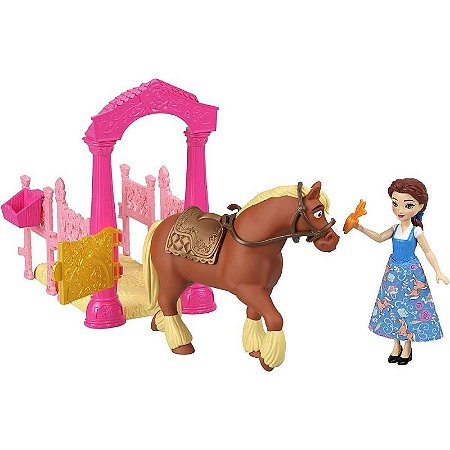 Boneca Disney Princesa C/estabulo E Cavalo(s
