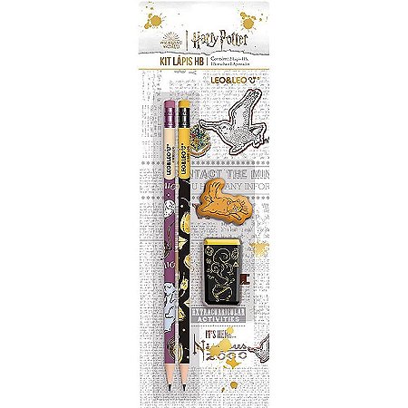 Kit Escolar Harry Potter Hb Com 04 Pecas Blister
