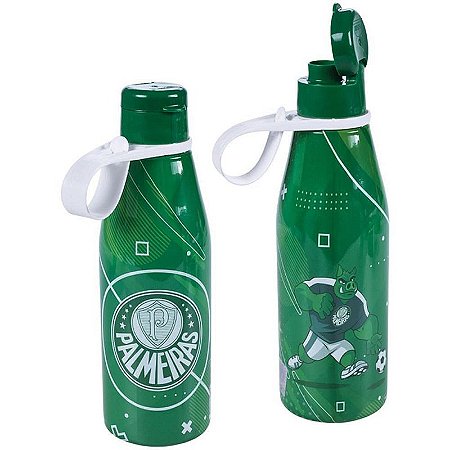 Garrafa Plástica Abre Fácil Palmeiras 530 Ml