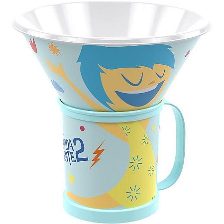 Kit Copo Decorado Divertidamente 360ml + Bowl 540ml