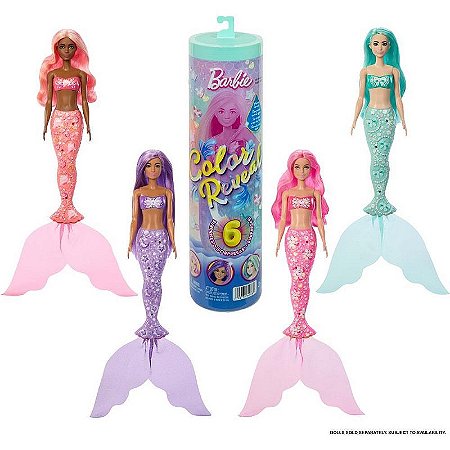 Barbie Reveal Color Serie Sereia Surpresa (s