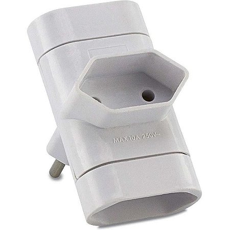 Adaptador Para Tomada Pino Multiplicador Bipolar Bc
