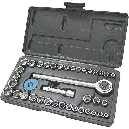 Ferramenta Manual Jg Ferramenttas Soquete 40 Peças