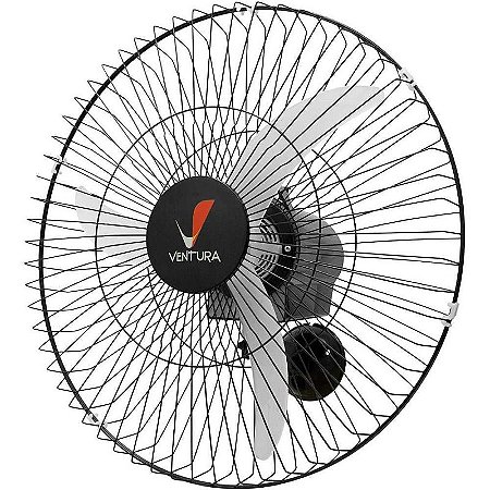 Ventilador De Parede Oscilante 60cm Bivolt Preto