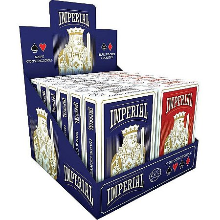 Baralho Imperial Couche 54 Cartas - Display Com 12
