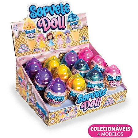 Boneca Sorvete Doll 9cm Com Cheirinho - Pacote Com 12