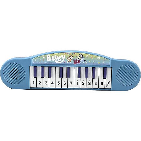 Piano Infantil Bluey Com Sons De Piano E Melodias – Pilhas Inclusas