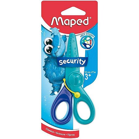 Tesoura Escolar Kidipulse Jacare 12cm