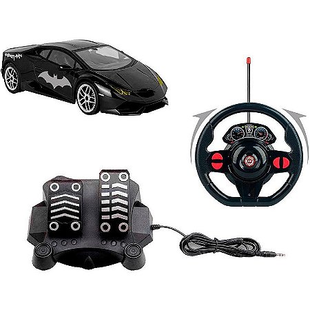 Carrinho De Controle Remoto Batman Dark Running 7 Funções Frecar