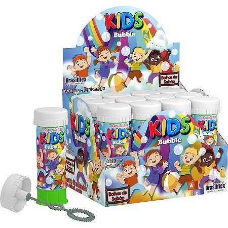 Bolha De Sabão Kids 60ml - Caixa Com 12 Unidades