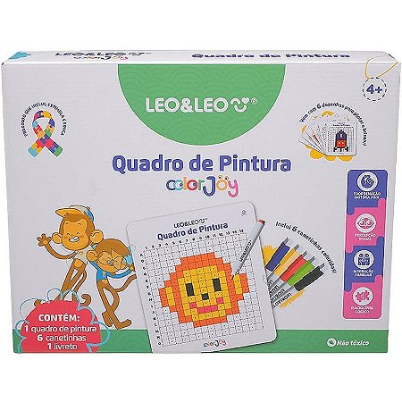 Brinquedo Diverso Color Joy Quadro De Pintura