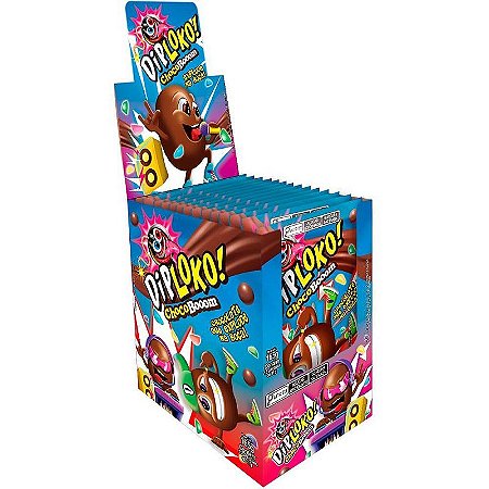 Doce Dip Loko Choco Boom - Display Com 15 Unidades