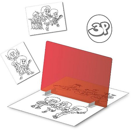 Brinquedo Educativo 3 Palavrinhas Desenho Mágico