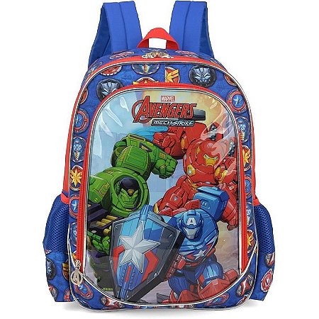 Mochila Infantil The Avengers Azul 41x30x14 Cm