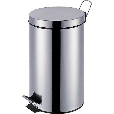 Lixeira ágata Inox Com Pedal 5 Litros