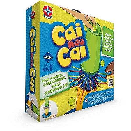 Jogo Cai Não Cai - Diversão E Equilíbrio Para Crianças A Partir De 5 Anos