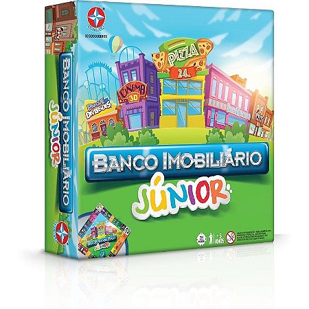 Jogo De Tabuleiro Banco Imobiliário Jr
