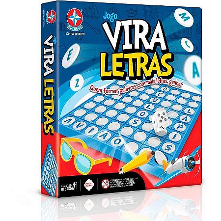 Jogo Diverso Vira Letras - A Partir De 5 Anos