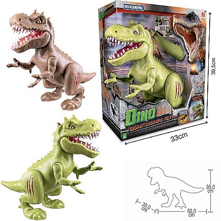 Dinossauro Gigantossauro Dino Rex Articulado