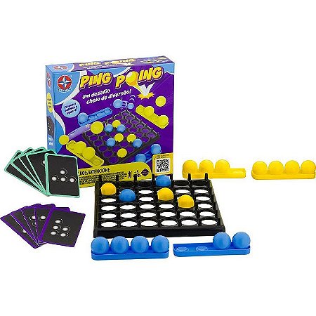 Jogo Diverso Ping Pong  A Partir De 5 Anos